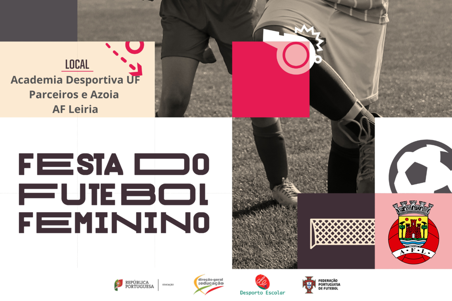 Festa do Futebol Feminino realiza-se a 15 de abril